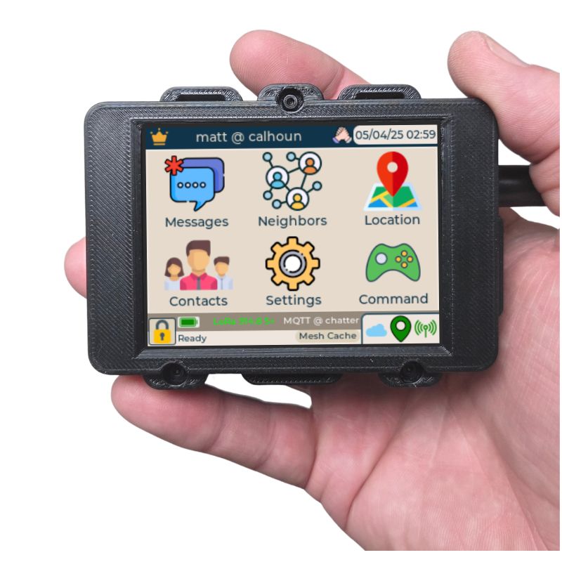 Blackout Comms Heltec V4 Touchscreen – Ready-to-Use Off-Grid Mesh Texting & Tracking Device
