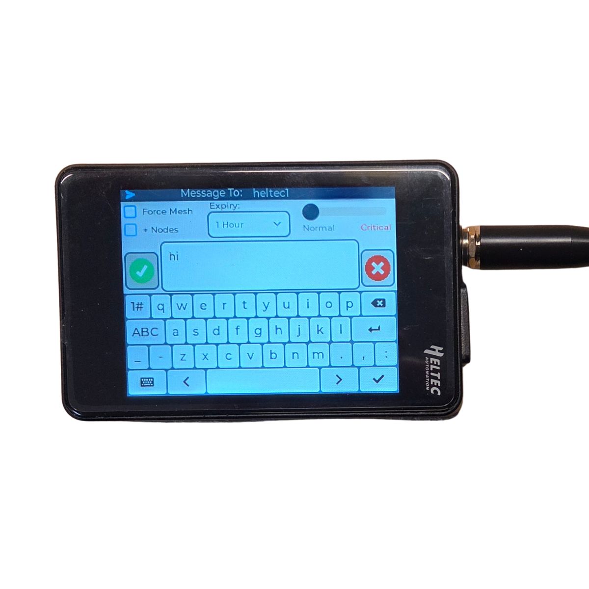 Blackout Comms Heltec V4 Touchscreen Pair – Ready-to-Use 2-Device Off-Grid Mesh Texting & Tracking Set