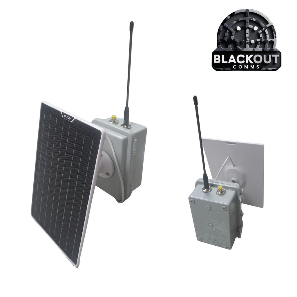 Blackout Comms Lilygo Solar Node – Solar-Powered Mesh Link