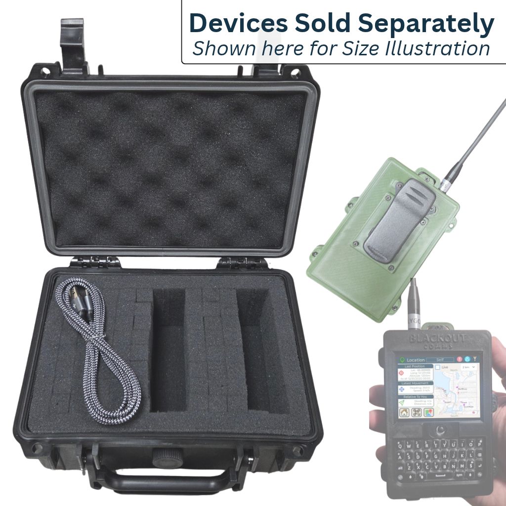 Blackout Comms Rugged Weather-Resistant Case