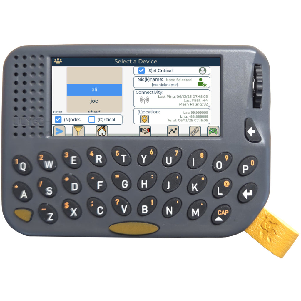 Blackout Comms Lilygo Pager Pair – Compact 2-Device Off-Grid Mesh Set