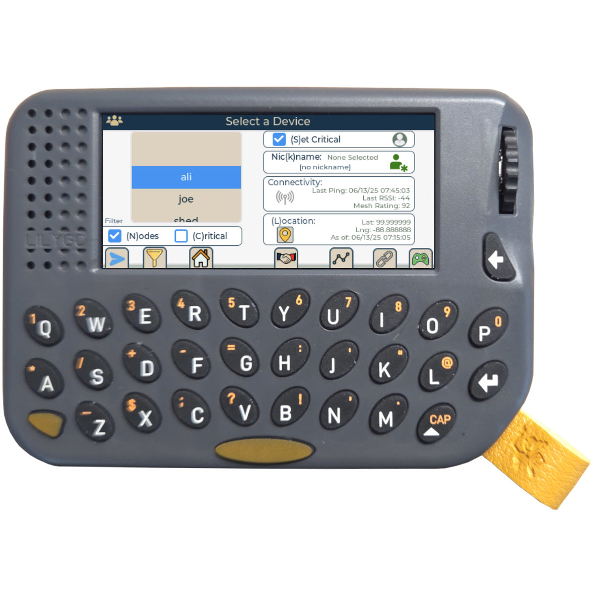 Blackout Comms Lilygo Pager Pair – Compact 2-Device Off-Grid Mesh Set