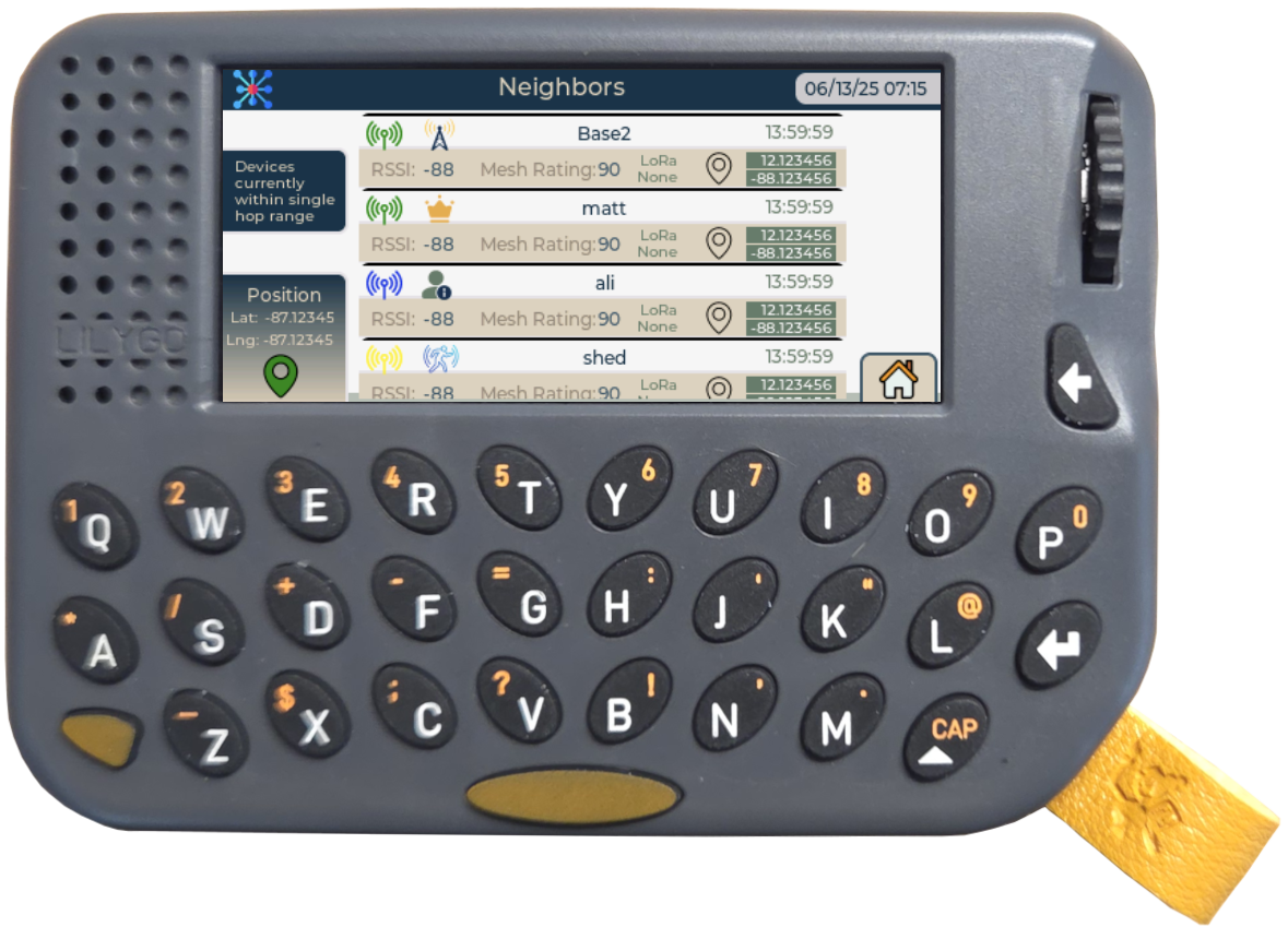 Blackout Comms Lilygo Pager – Compact Off-Grid Mesh Communicator