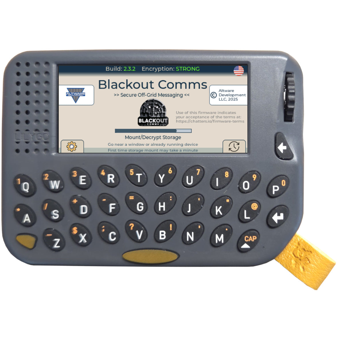 Blackout Comms Lilygo Pager Pair – Compact 2-Device Off-Grid Mesh Set
