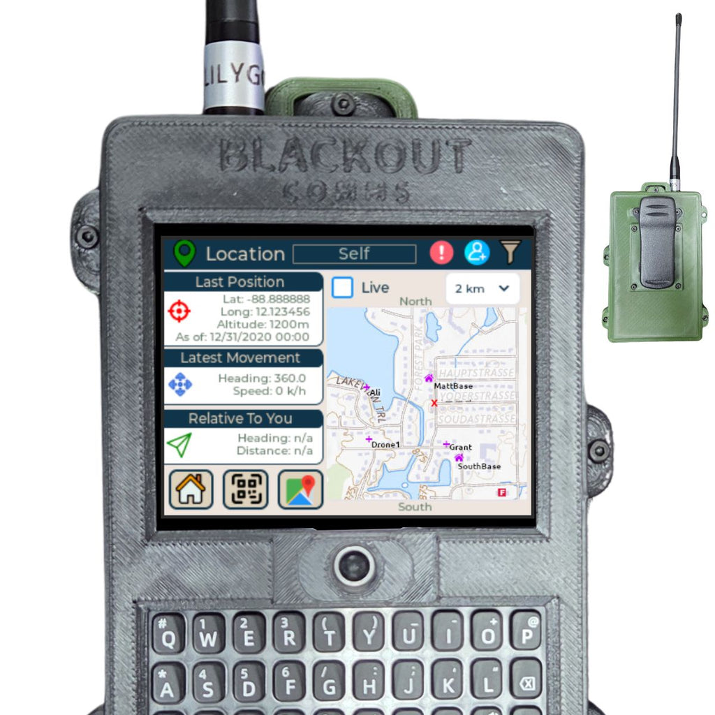 Blackout Comms T-Deck Plus Pair – Ready-to-Use 2-Device Off-Grid Mesh Texting & Tracking Set