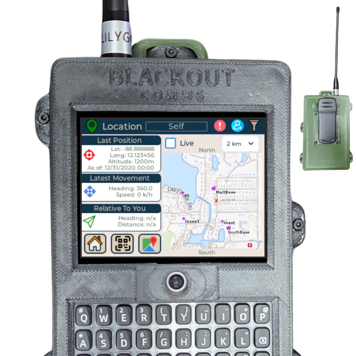 Blackout Comms T-Deck Plus Pair – Ready-to-Use 2-Device Off-Grid Mesh Texting & Tracking Set